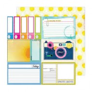 HOJA por unidad de 30x30cmts  Vicki Boutin Sweet Rush Collection(3403890)
