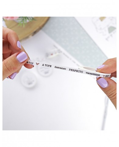 Washi tape fino No olvidar Aluacid