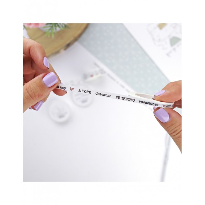Washi tape fino No olvidar Aluacid