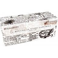 Cinta Washitape 49andmarket Curators – 4″ Washi Tape Roll – Botanical