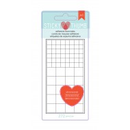 Pegamento dimensional foam American Crafts 340273 Sticky Thumb FOAMTAB ASST White,