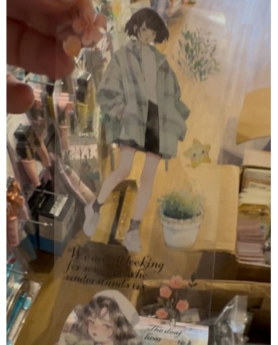 Cinta washi pet girls diferentes diseños