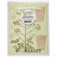 Hojas para Collage 49AndMarket Color Swatch: Grove CSG-25118