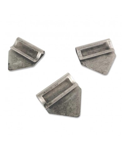Clips 49AndMarket Aged Silver 8/Pkg VAE-35564