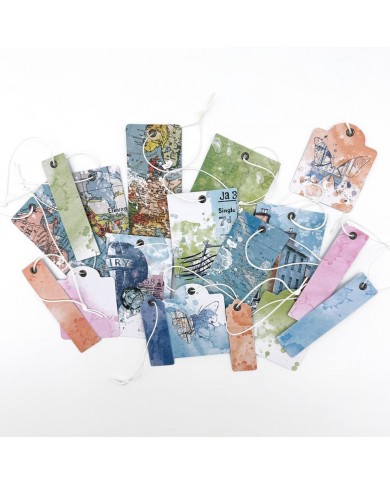 Set de Tag para decorar Vintage Artistry Everywhere Tag Set VAE-40803