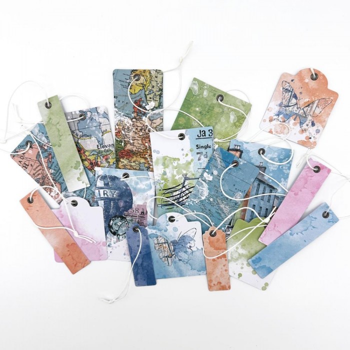 Set de Tag para decorar Vintage Artistry Everywhere Tag Set VAE-40803