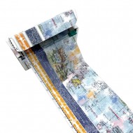 Set de 4 cintas washitape 49 And Market Vintage Artistry Everywhere Washi Tape 4/Pkg Assortment VAE-40810