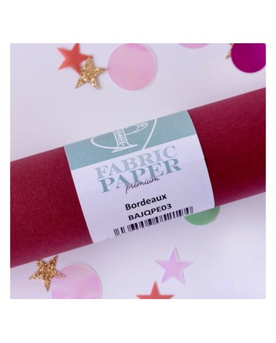 Papel especial para encuadernación con Textura BORDEAUX BAJQP03 Fabric Paper Papel especial para encuadernación con Textura BORDEAUX BAJQP03 Fabric Paper