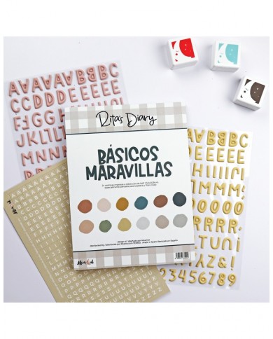 Bloc de 6x8" sólidos para Rita´s Diary Maravillas Bloc de 6x8" sólidos para Rita´s Diary Maravillas