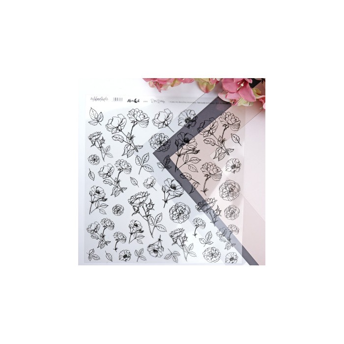Acetato Flores grandes Ritas Diary Aluacid