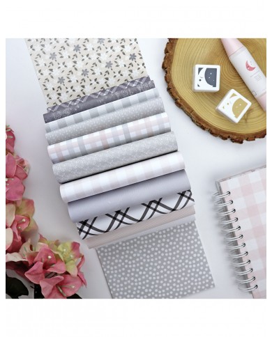 Bloc de papeles Básicos 6x8" para Comunicard Aluacid