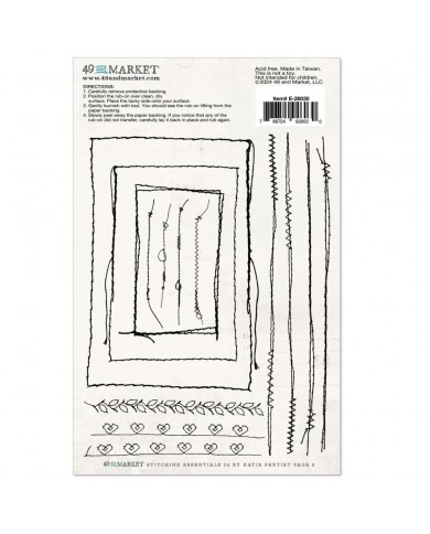 Transferibles o rubbons 49 And Market Essentials Rub-On Transfer Set E26030