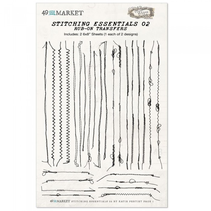 Transferibles o rubbons 49 And Market Essentials Rub-On Transfer Set E26030