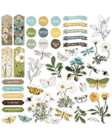 Recortables Chipboard 49 And Market KG-26689