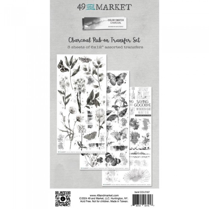 Transferibles o rubbons  49 And Market Essentials Rub-On Transfer CCS27457