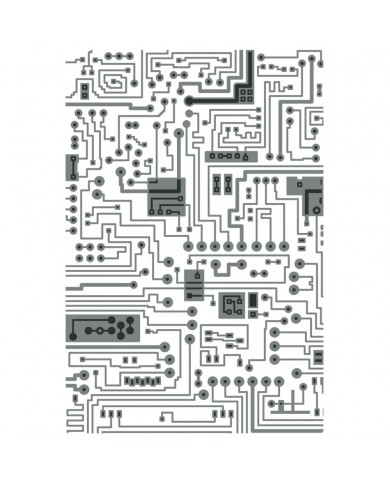 Carpeta de Embossing Sizzix 3D Circuit By Tim Holtz 665372