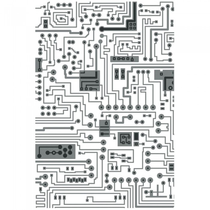 Carpeta de Embossing Sizzix 3D Circuit By Tim Holtz 665372