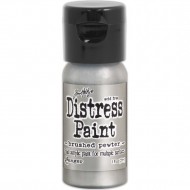 Tim Holtz Distress Paint Flip Top 1oz Brushed Pewter