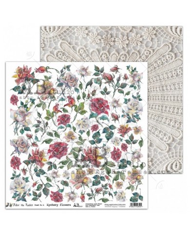 Coleccion de Papeles 30x30cmts Follow the Rabbit ABStudio