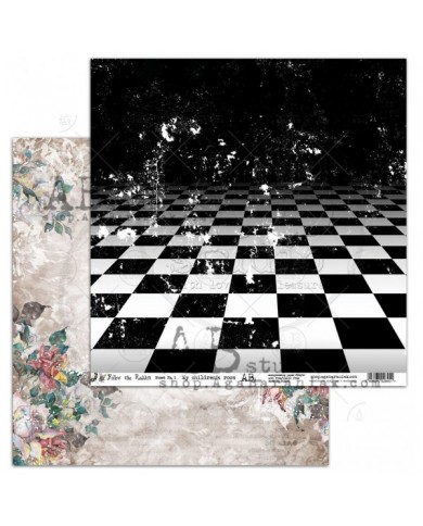 Coleccion de Papeles 30x30cmts Follow the Rabbit ABStudio