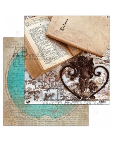 Colección de Papeles ABstudio, 30x30, 8 hojas mas 1 hoja de recortables