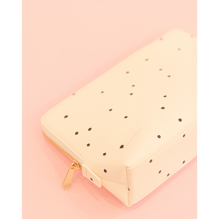 Neceser DELUXE cuero vegano Dots ORKM000075