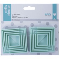 Juego de 4 cantoneras para cartonaje Artis Decor color Mint HRDM000203