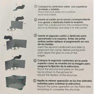 Juego de 4 cantoneras para cartonaje Artis Decor color Mint HRDM000203