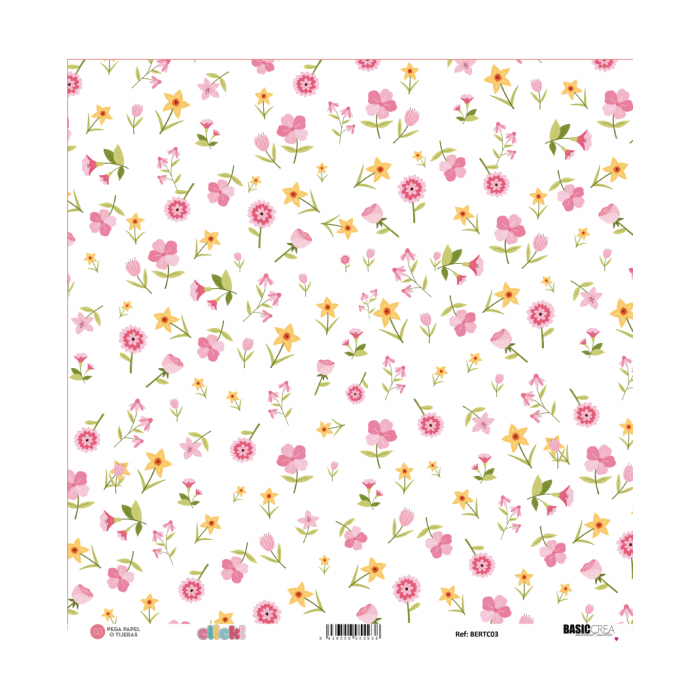 TELA CANVAS 12"X12" "CLICK"  BERTC03