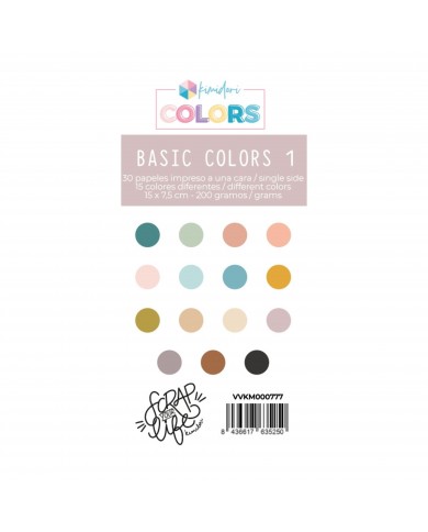 Pad papeles Mini Evolution SYL Basic Colors 1 VVKM000777 Pad papeles Mini Evolution SYL Basic Colors 1 VVKM000777