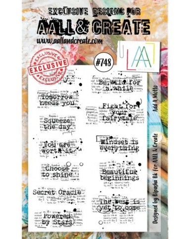 AALL&CREATE - SELLO -Nro748- A6 Stamp Set