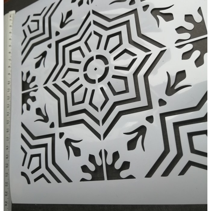 Stencil - Mayolicas - Nro05 -25x25cm