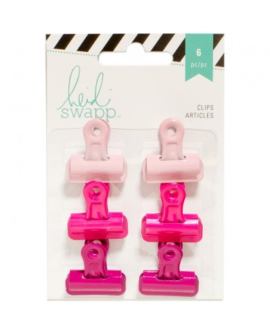 Clips HeidiSwap Colores rosa