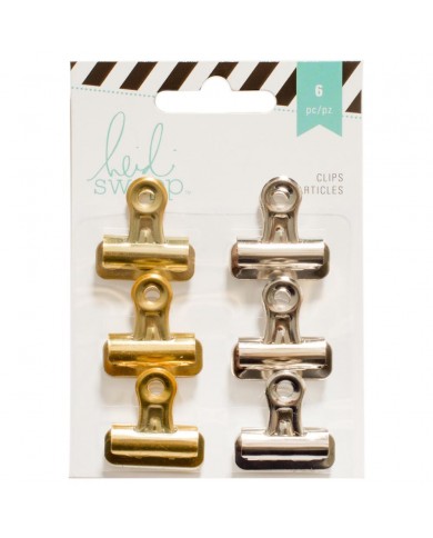 Clips HeidiSwap Colores metalizados