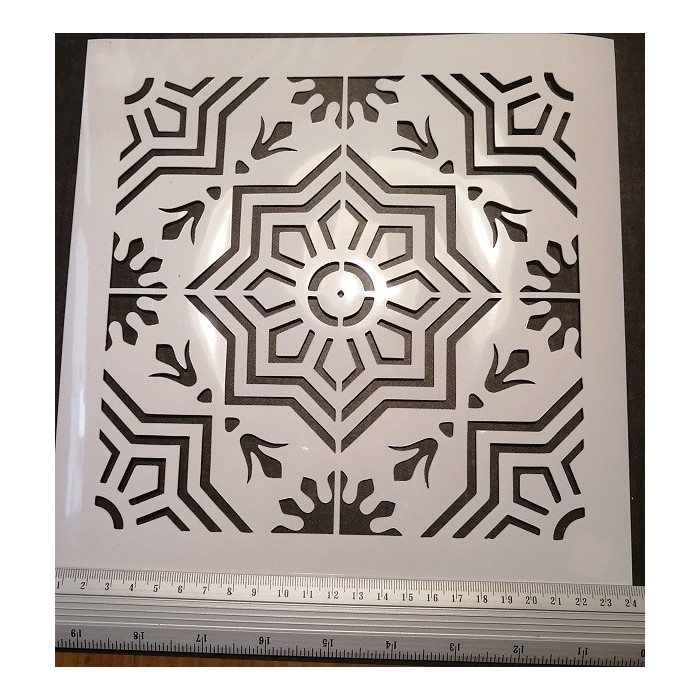 Stencil - Mayolicas - Nro05 -25x25cm