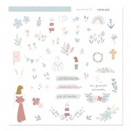 Colección de papeles 30x30cmts Mi Día de Little Hannah