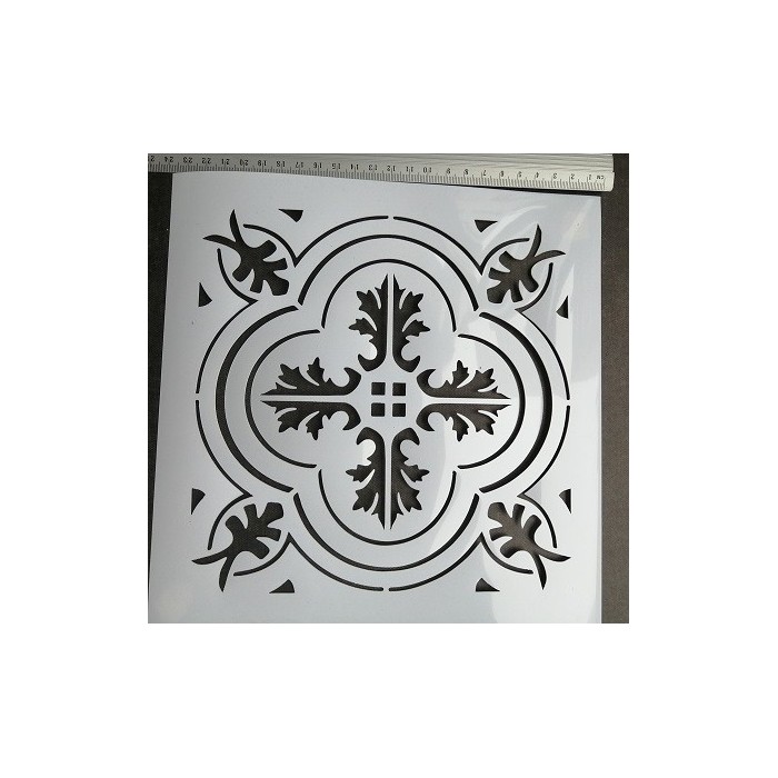 Stencil - Mayolicas - Nro06 -25x25cm
