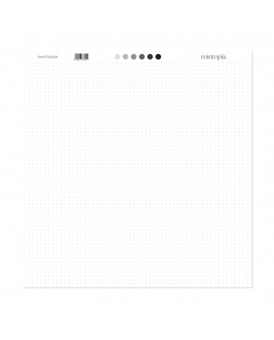 Papel 12x12 Mintopía Básico Bullet 3 PAMT000091