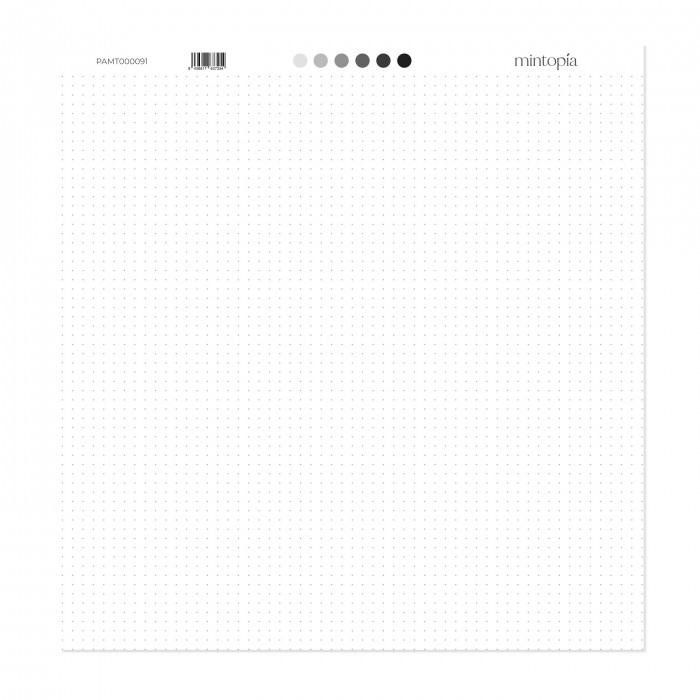 Papel 12x12 Mintopía Básico Bullet 3 PAMT000091