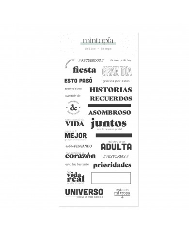 Sello Mintopía Saboreando la vida SEMT000242