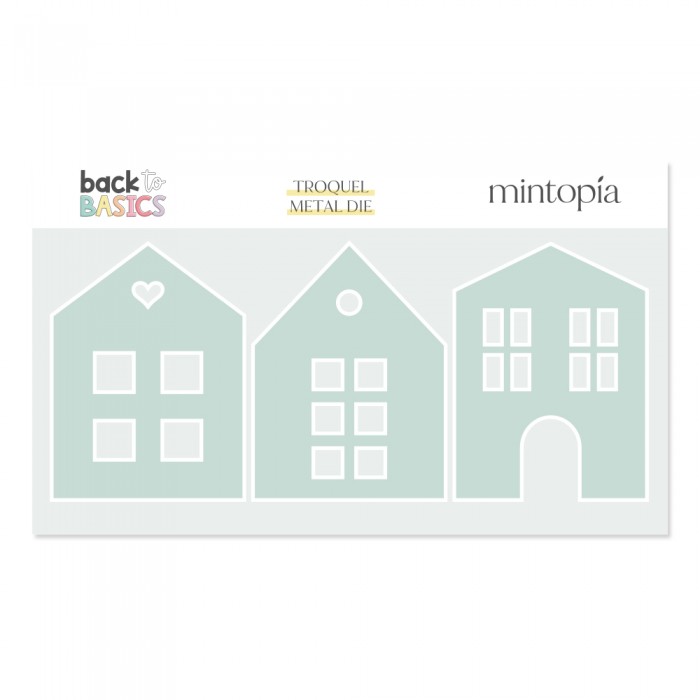 Troquel Back to Basics Casas 3"x4"