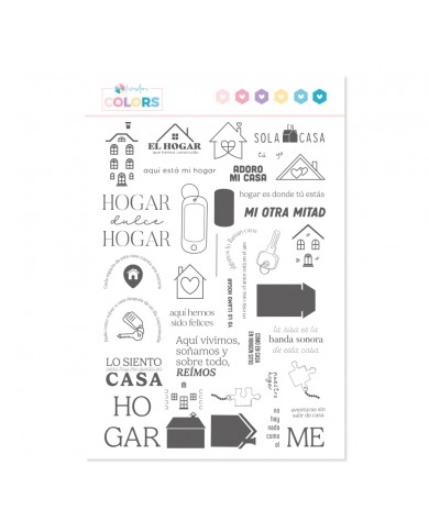 Sello Kimidori Colors Mi casa SEKM000124