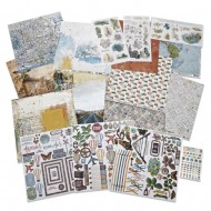 KIT de Scrapbooking 49 And Market Collection Bundle With Custom Chipboard