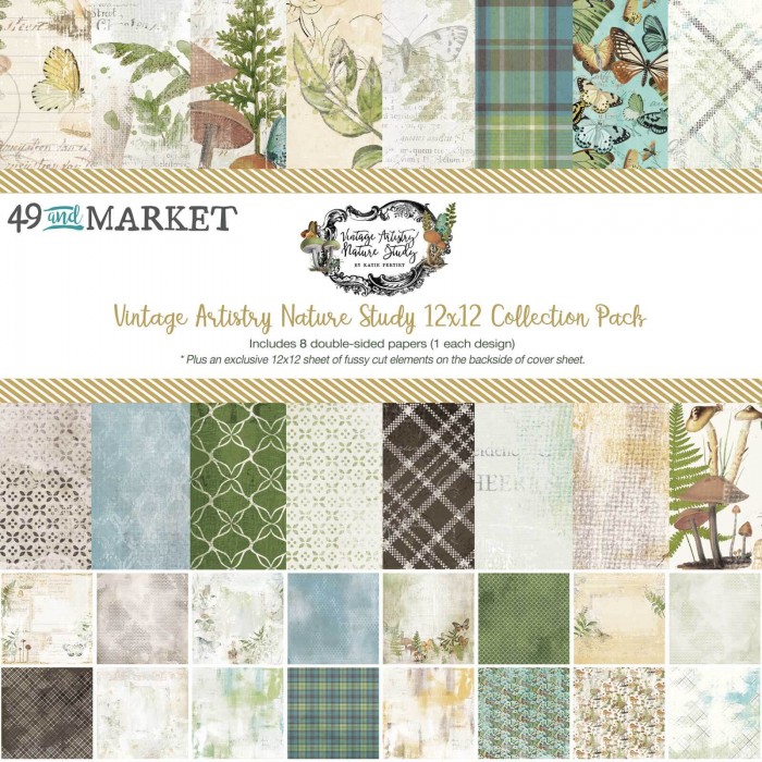 Coleccion de Papeles Nature Study – 12×12 Collection Pack