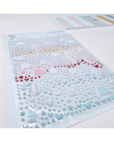 Pegatinas Puffy Básicas Viviendo Outdoors de Mintopía VVMT031007