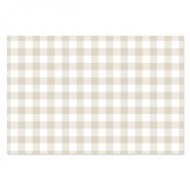Tela para encuadernar estampada 35x50 cm Vichy arena  Mintopía