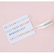 Washi Tape palabras Aventura Mintopia