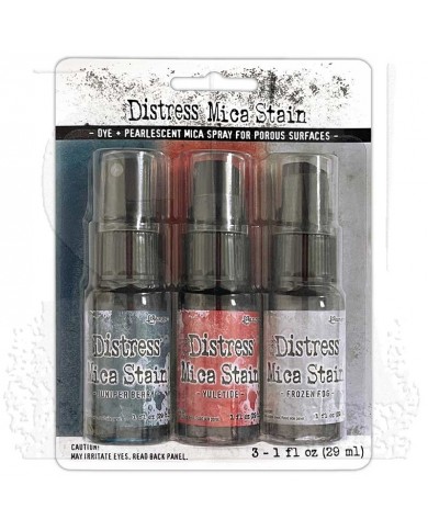 Distress Mica Stain Set Holiday x 3 unidades Tim Holtz TSCK84365