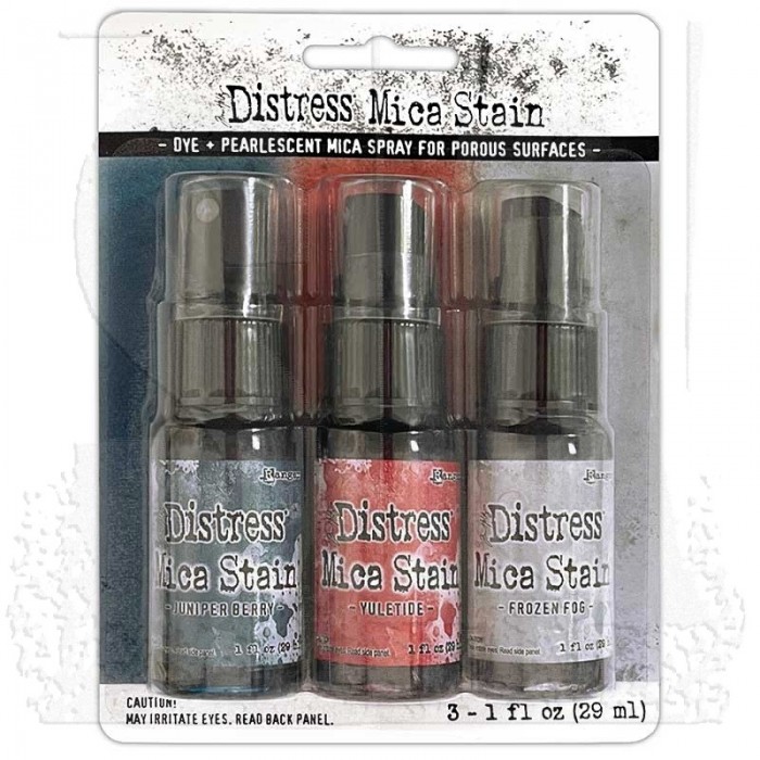 Distress Mica Stain Set Holiday x 3 unidades Tim Holtz TSCK84365