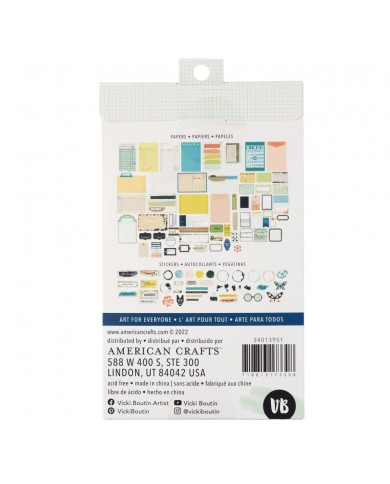 Diecuts y Pegatinas Vicki Boutin Print Shop Paperie Pack 200/Pkg